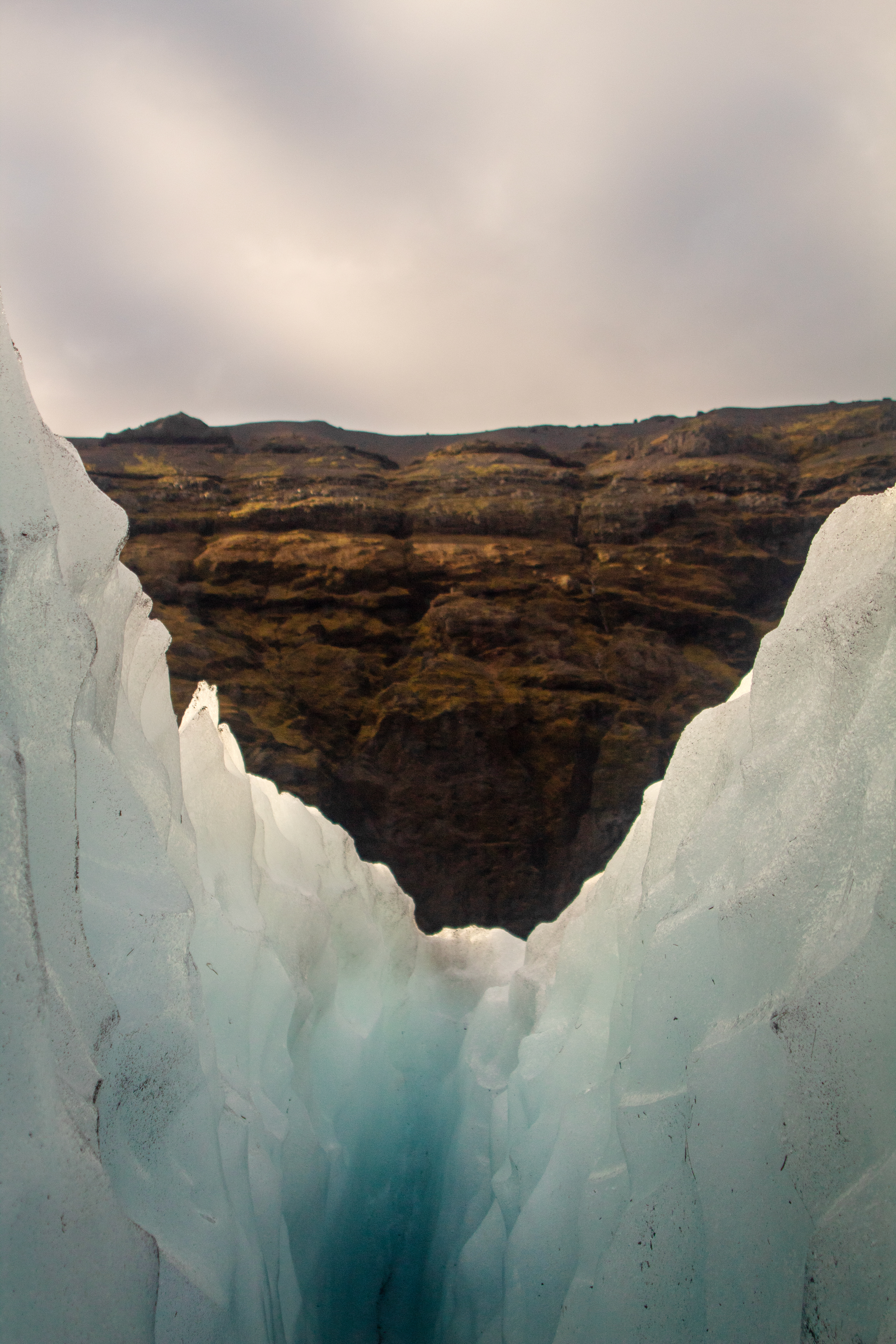 Ice crevasse