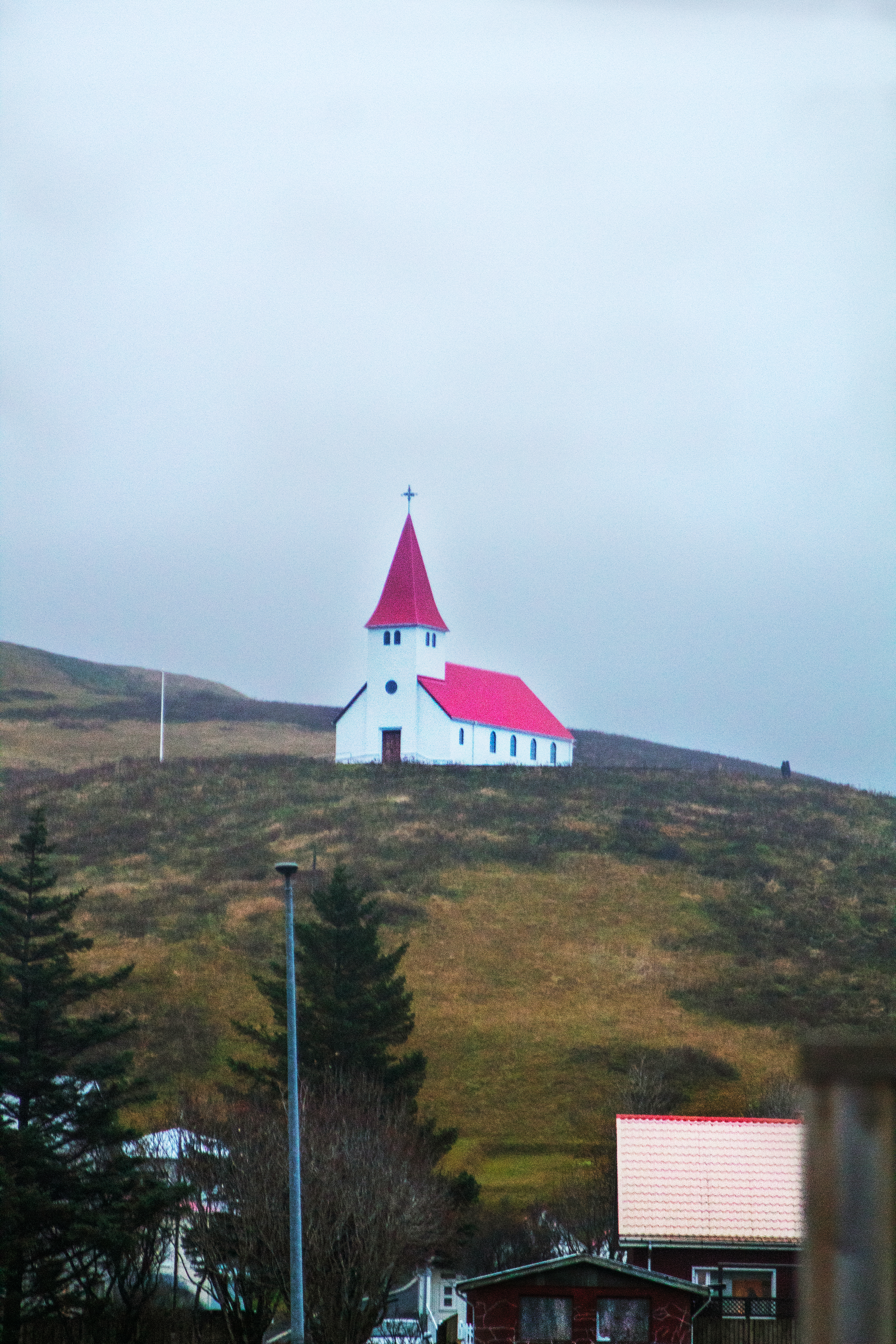 Church on hillside