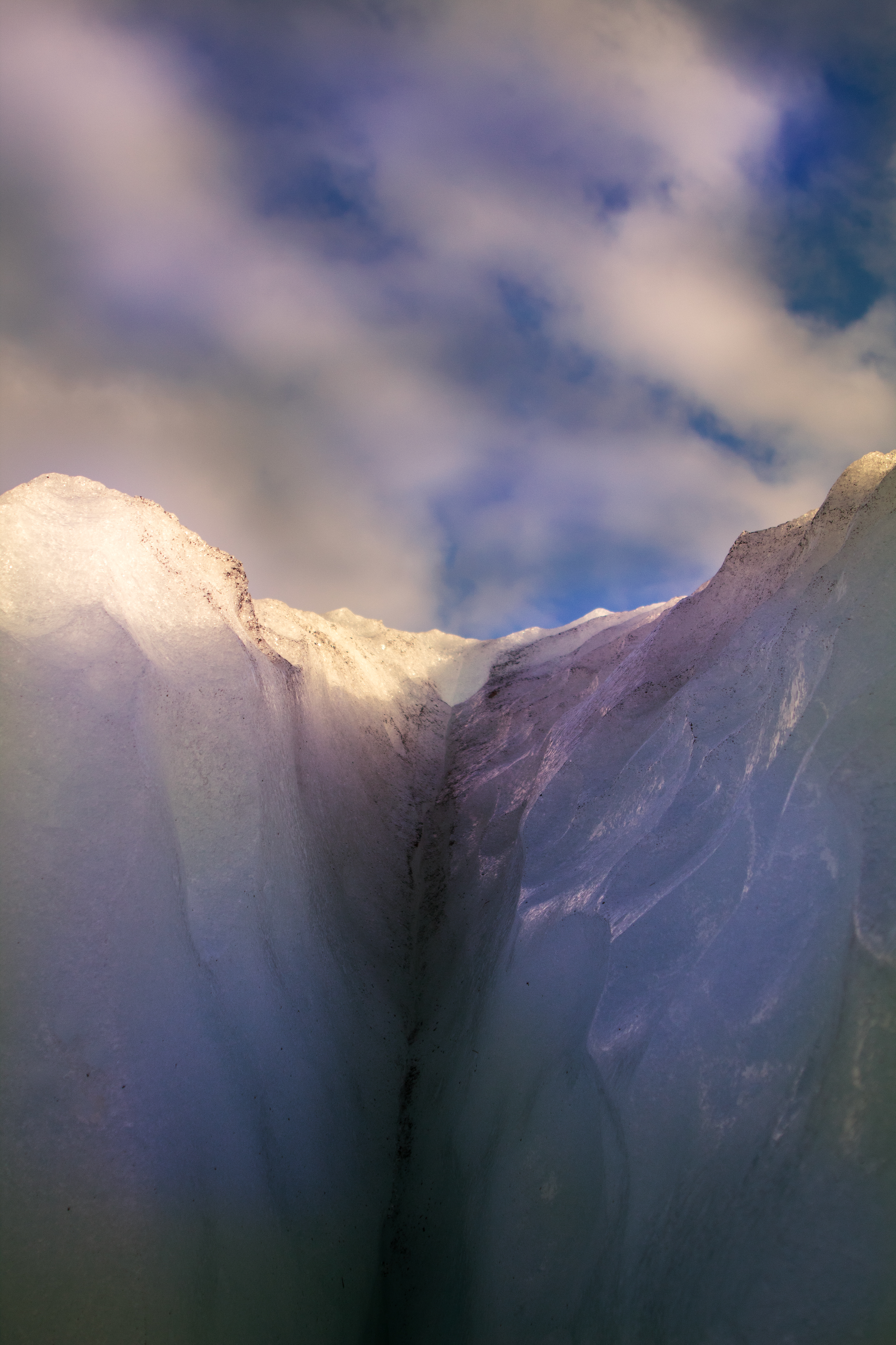 Glacier crack
