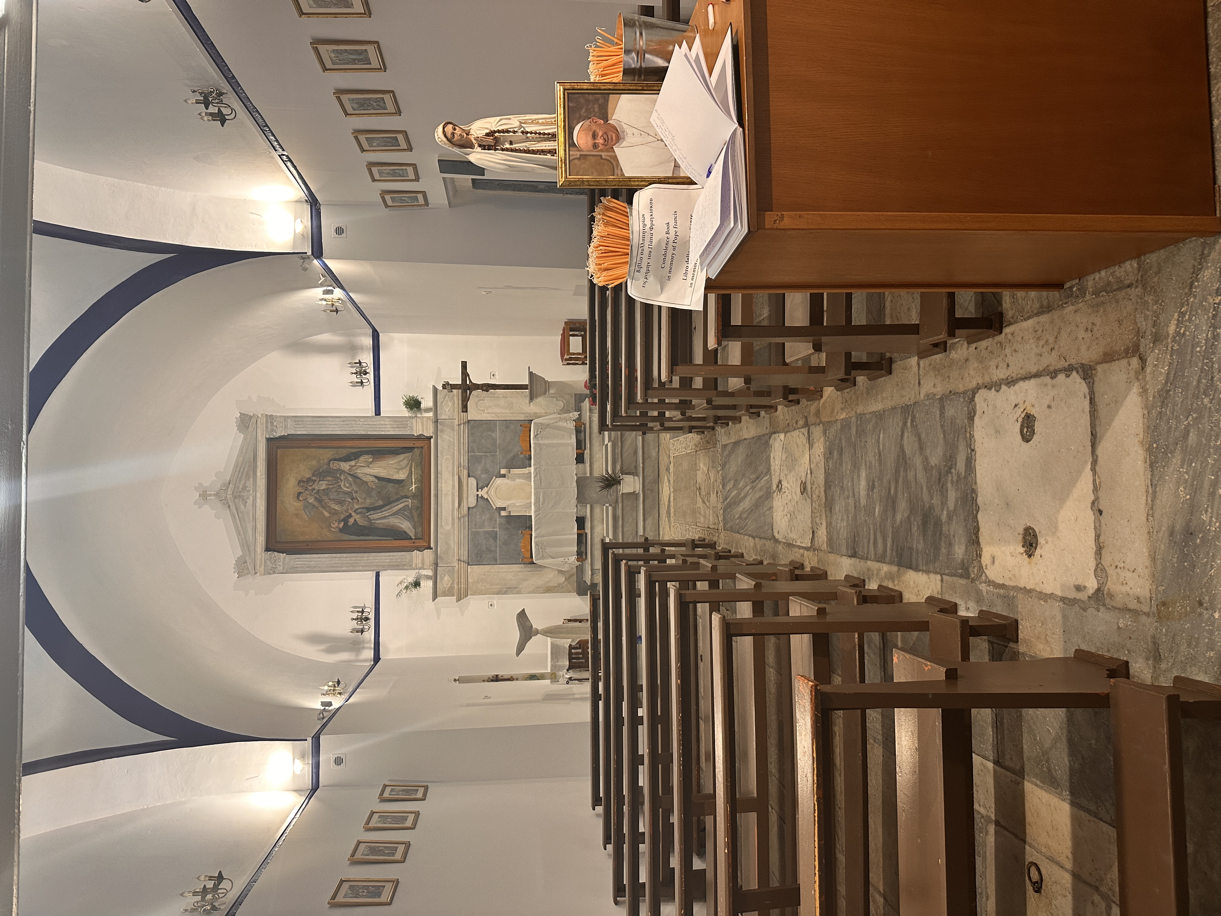 Small church interior